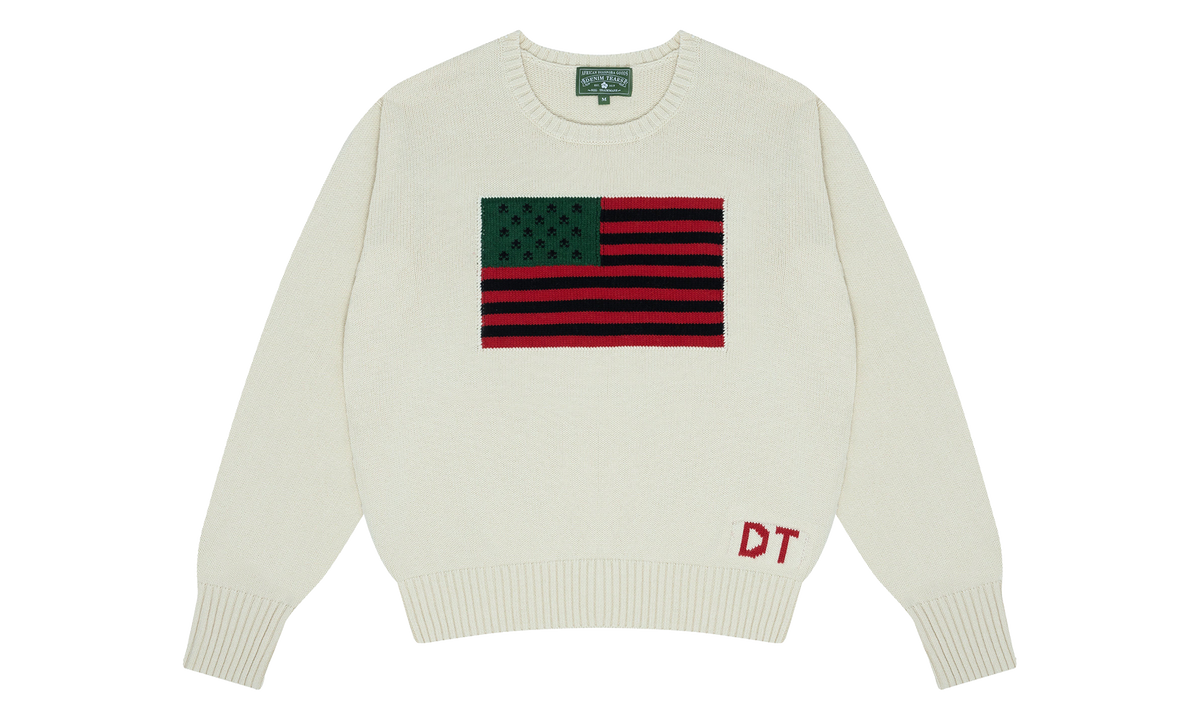 1619 Pan African Flag Sweater "Cream" DT407
