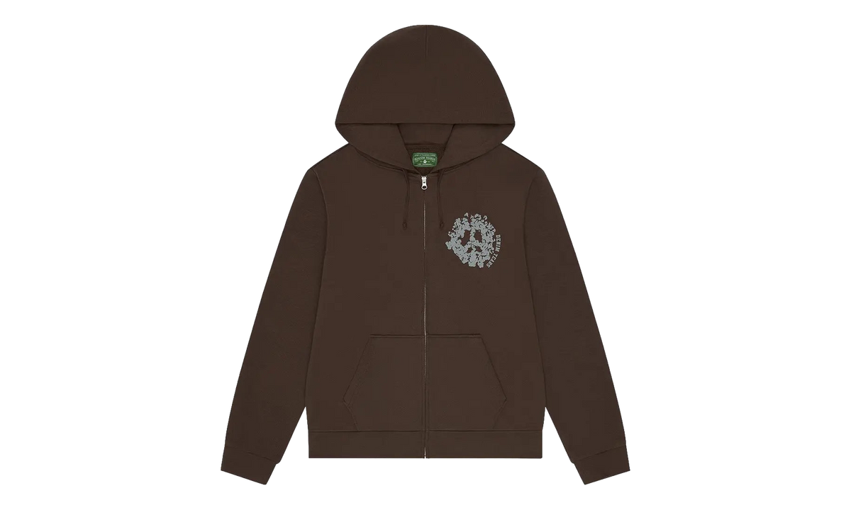Denim University Zip Hoodie "Brown" DT462