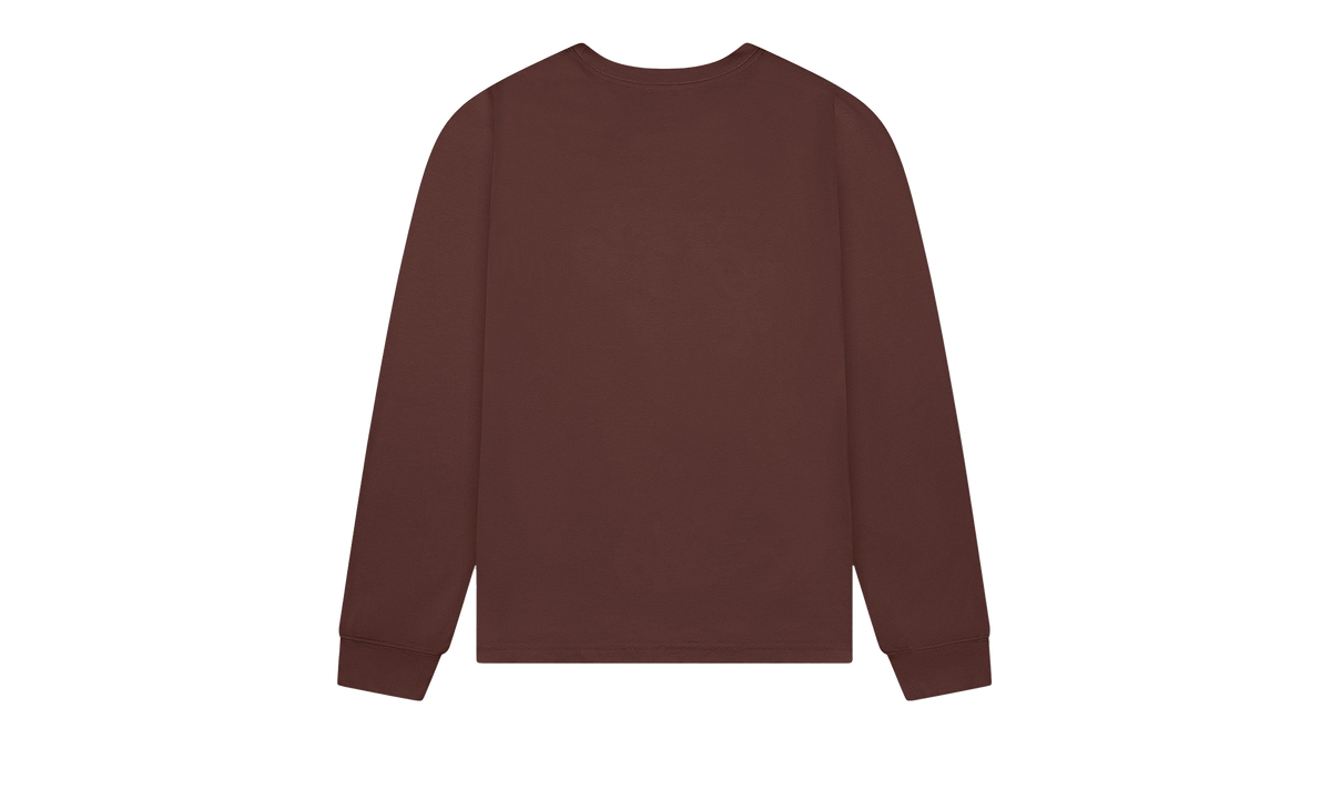 Peace Wreath Long Sleeve Tee "Brown" DT215