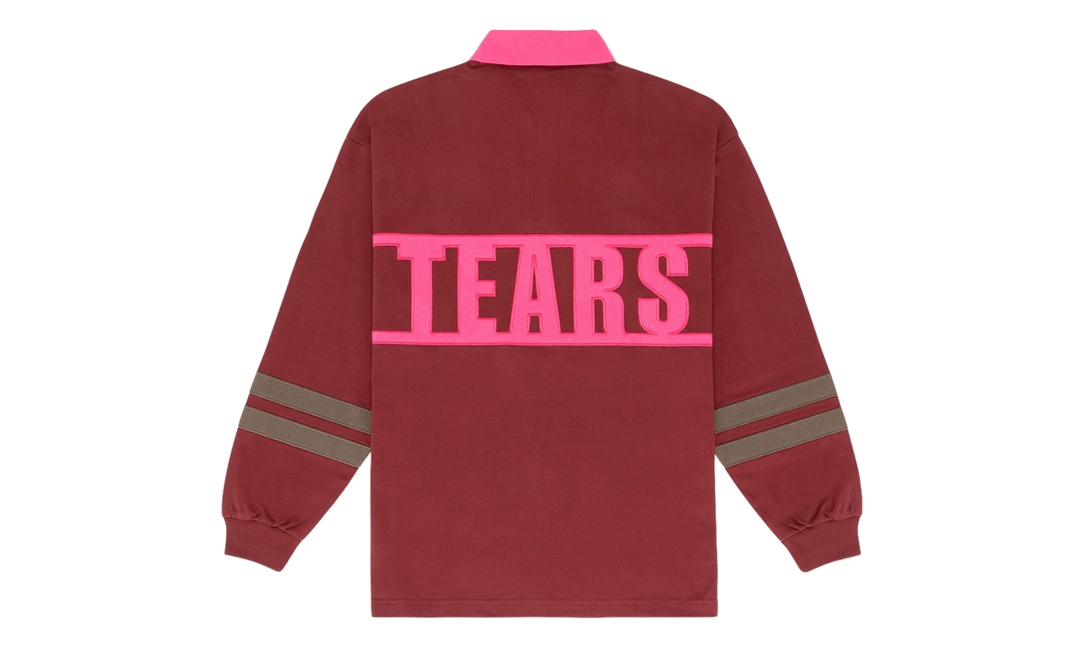 Down By The Tears Long Sleeve Rugby "Pink" DT356