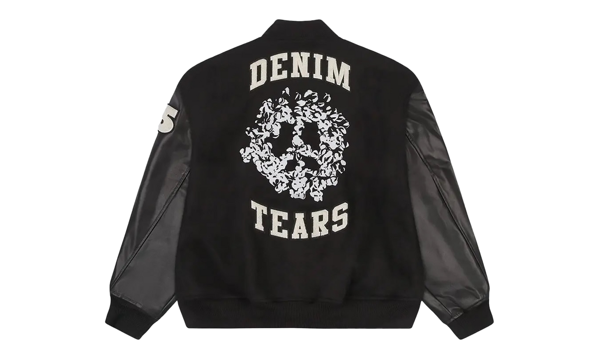Peace Wreath Varsity Jacket "Black" DT445