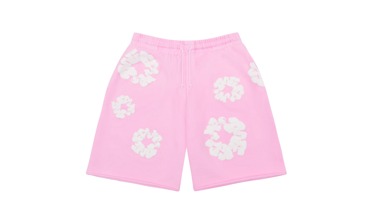 The Cotton Wreath Sweat Shorts "Powder Pink" DT091