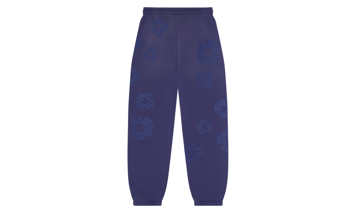 Mono Cotton Wreath Sweatpants "Washed Blue" DT105
