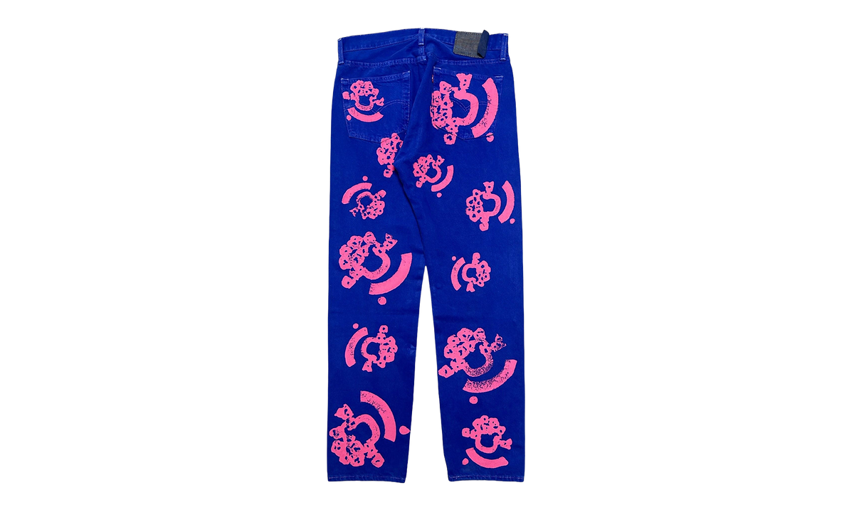 Bstroy Levi’s 501 Cotton Wreath Logo Jeans "Blue/Pink" DT372