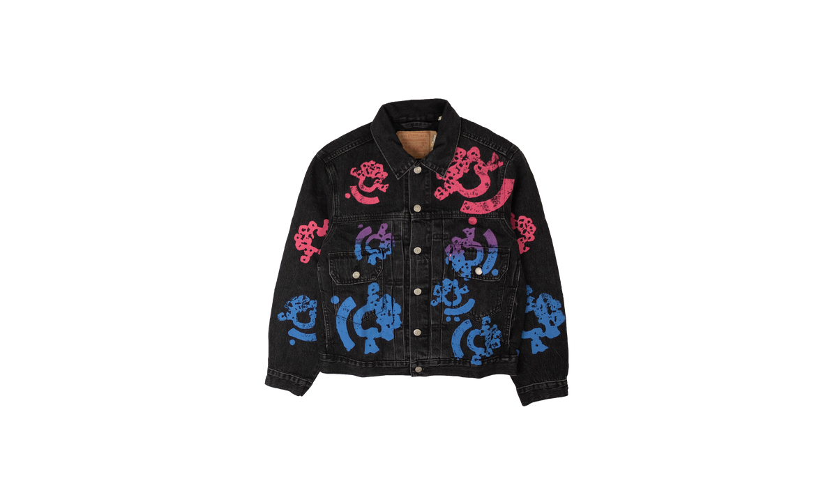 Bstroy Tears Type-2 Denim Trucker Jacket "Black" BSTROY_TEARS_TYPE_2_WASHED_BLACK