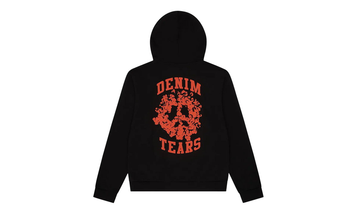 Denim U Zip Hoodie "Black" DT417