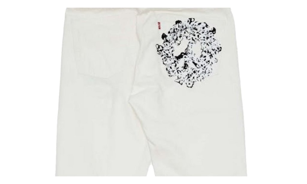 Peace Pocket Denim "White" DT408