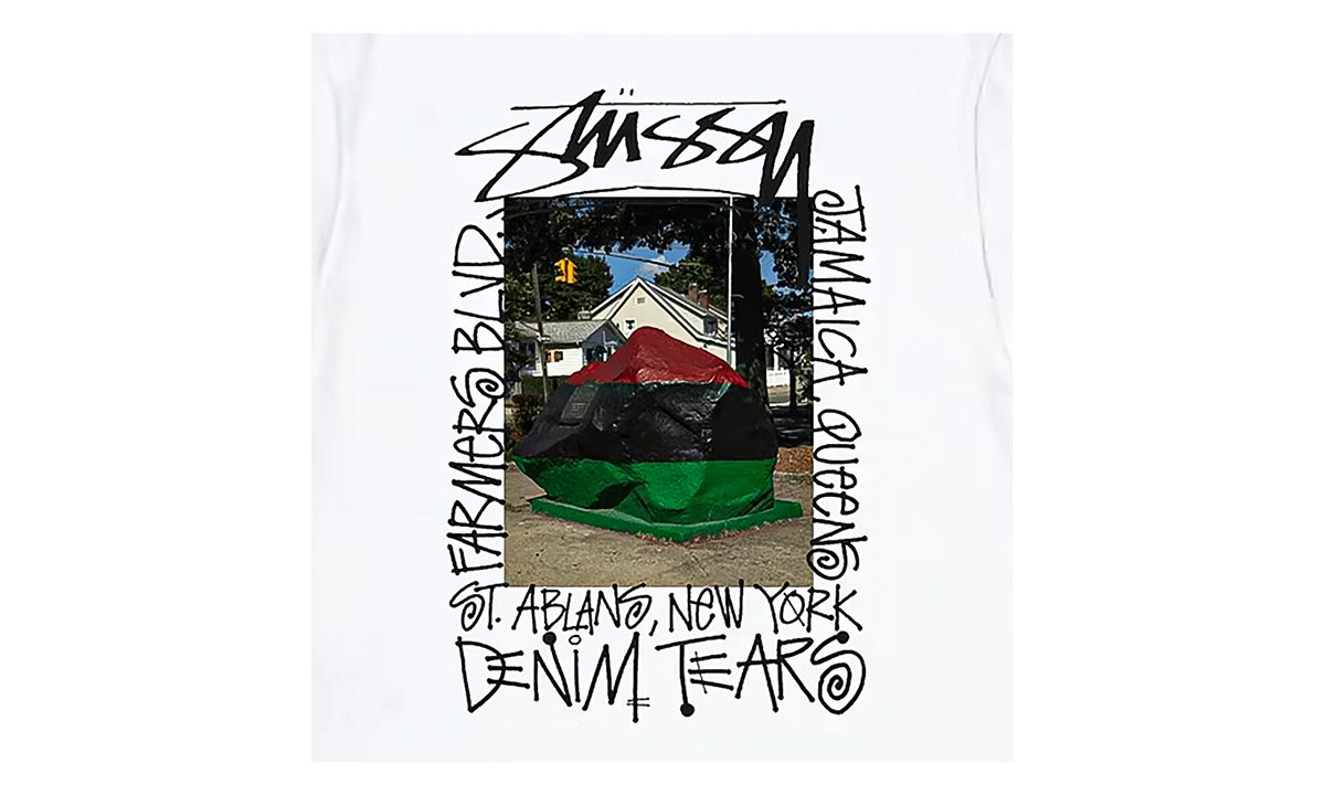Stussy Farmers Blvd Short Sleeve Tee Shirt "White" DT309