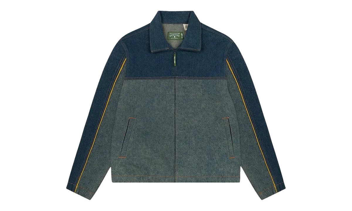 Levi's Cotton Fleur De-Lis Denim Track Jacket "Light Wash" DT513