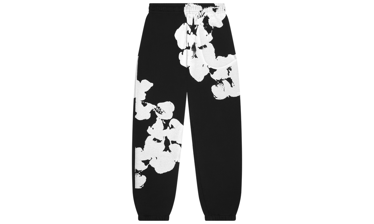 Big Cotton Wreath Sweatpants "Black" DT096
