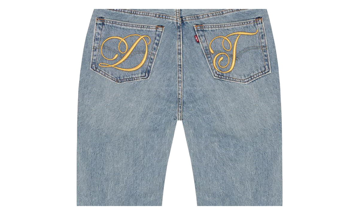 DT Metallic Gold Script 501 "Light Wash" DT397