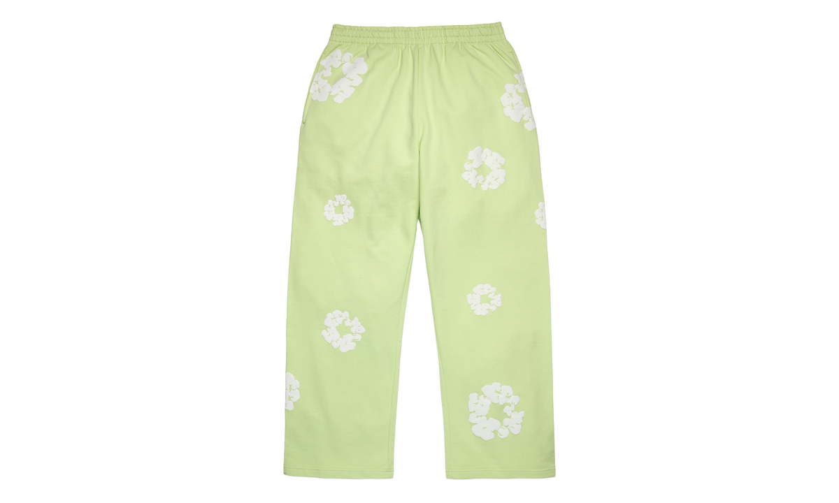 Cotton Wreath Baggy Sweatpants "Mint" DT617