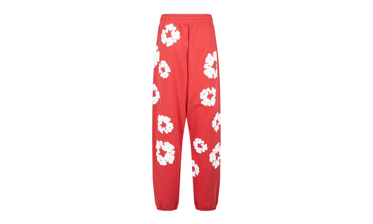 Cotton Wreath Sweatpants "Red" DT28