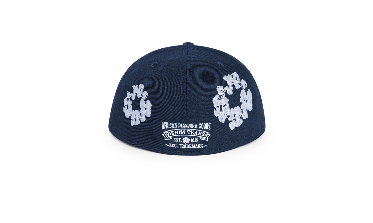 New Era Cotton Wreath 59/50 Cap "Navy" DT271