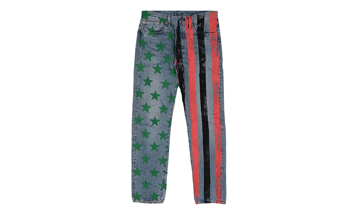 Cactus Plant Flea Market 4th of July Denim Jeans "Blue" DT378