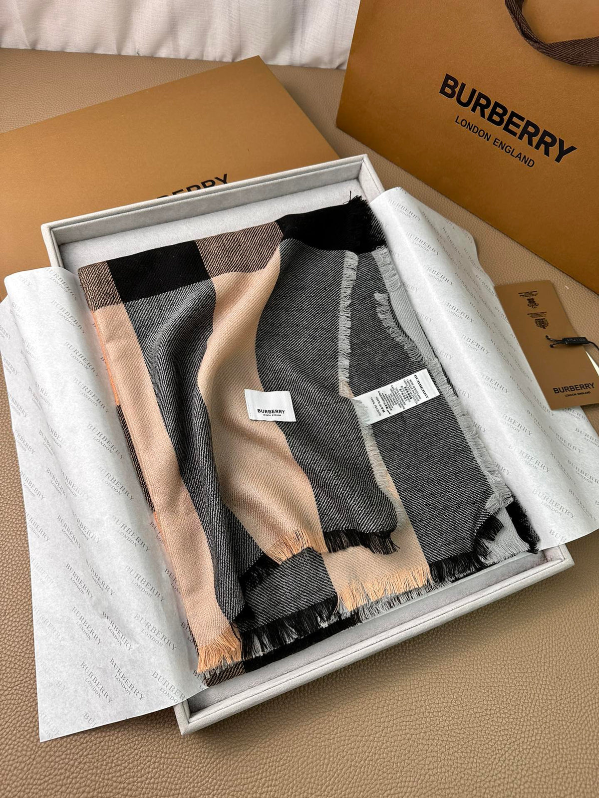 BBR SCARF 200 CM IN CASHMERE 474278