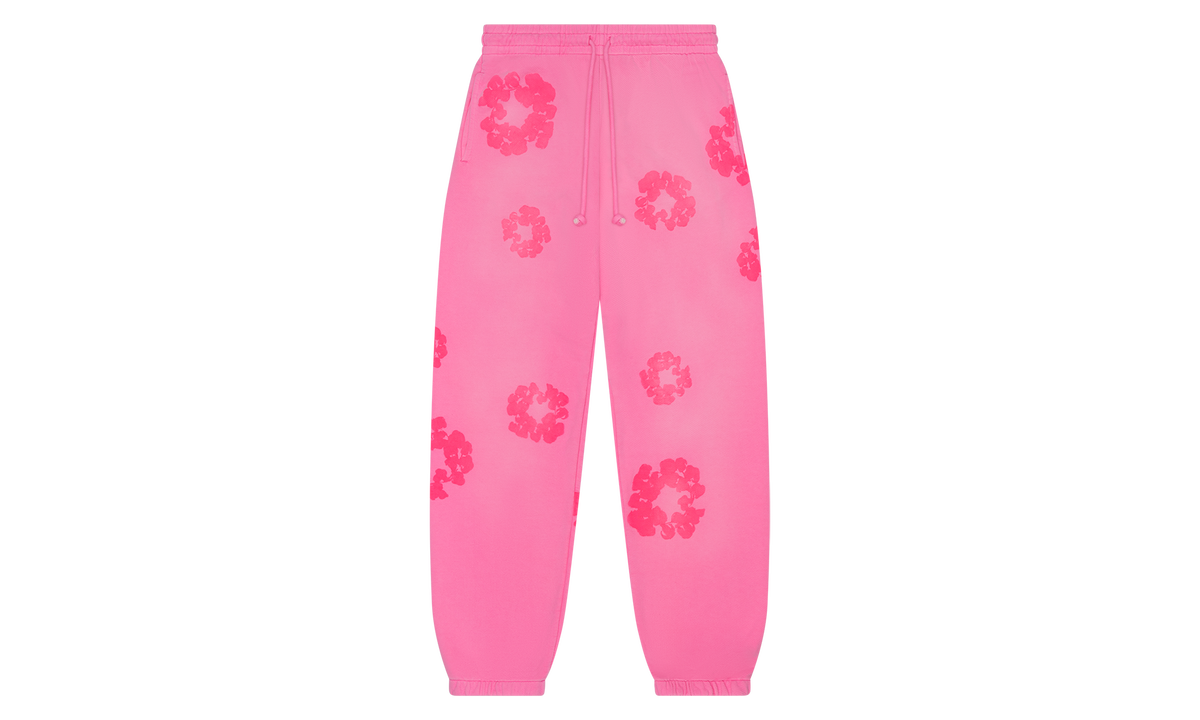 Mono Cotton Wreath Sweatpants "Pink" DT108