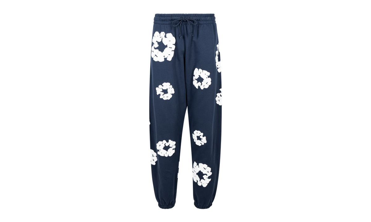 Cotton Wreath Sweatpants "Navy" DT26