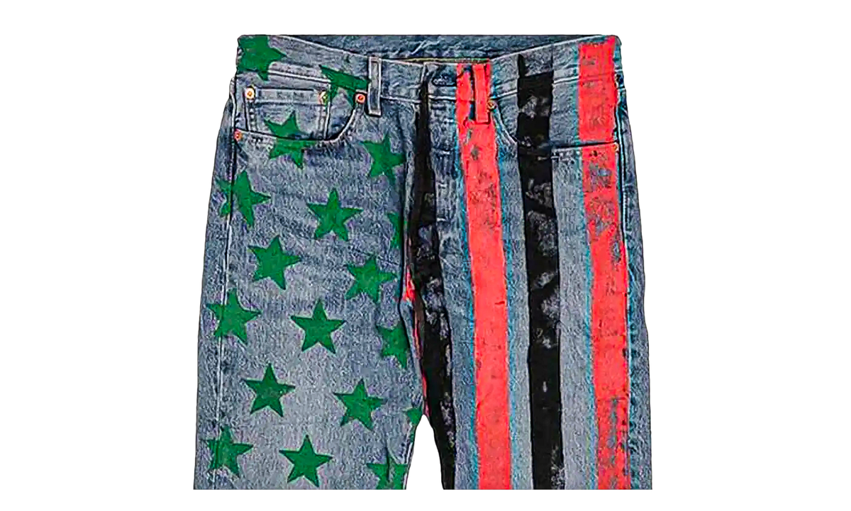 Cactus Plant Flea Market 4th of July Denim Jeans "Blue" DT378