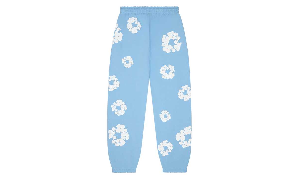 Cotton Wreath Sweatpants "Light Blue" DT261