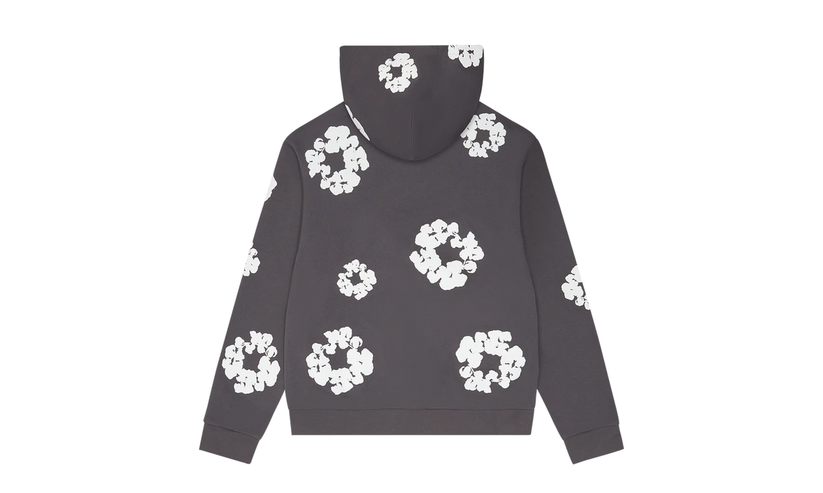 Cotton Wreath Hoodie "Charcoal" DT253