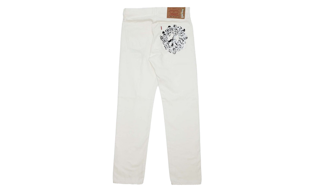 Peace Pocket Denim "White" DT408
