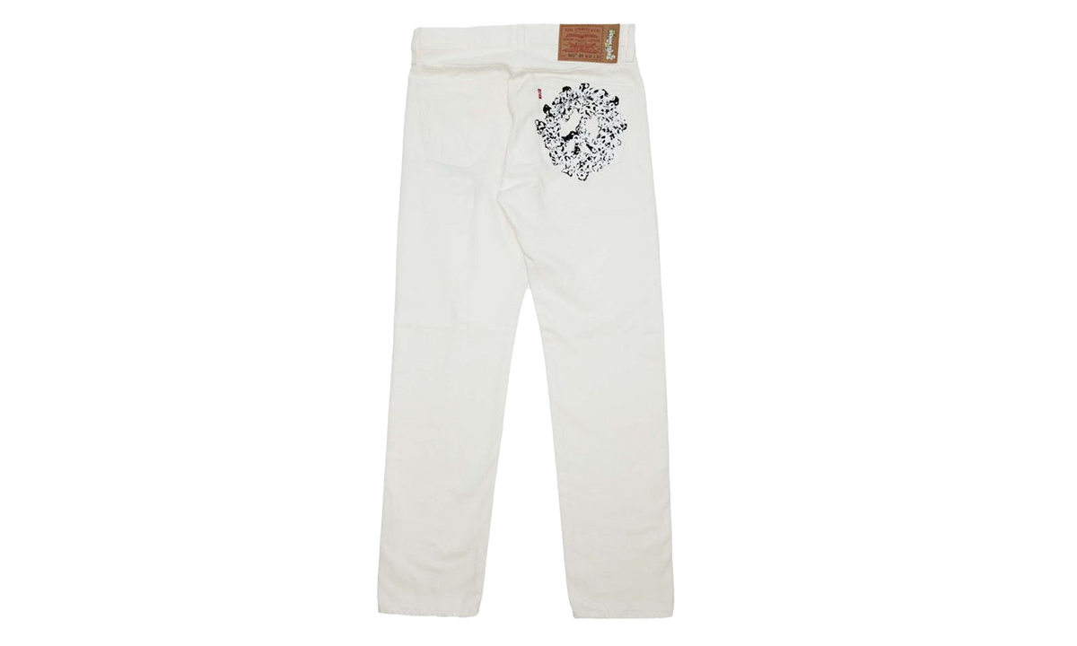 Peace Pocket Denim "White" DT408