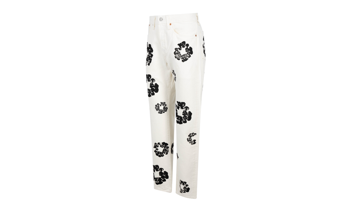 The Cotton Wreath Denim Jeans "White" DT18