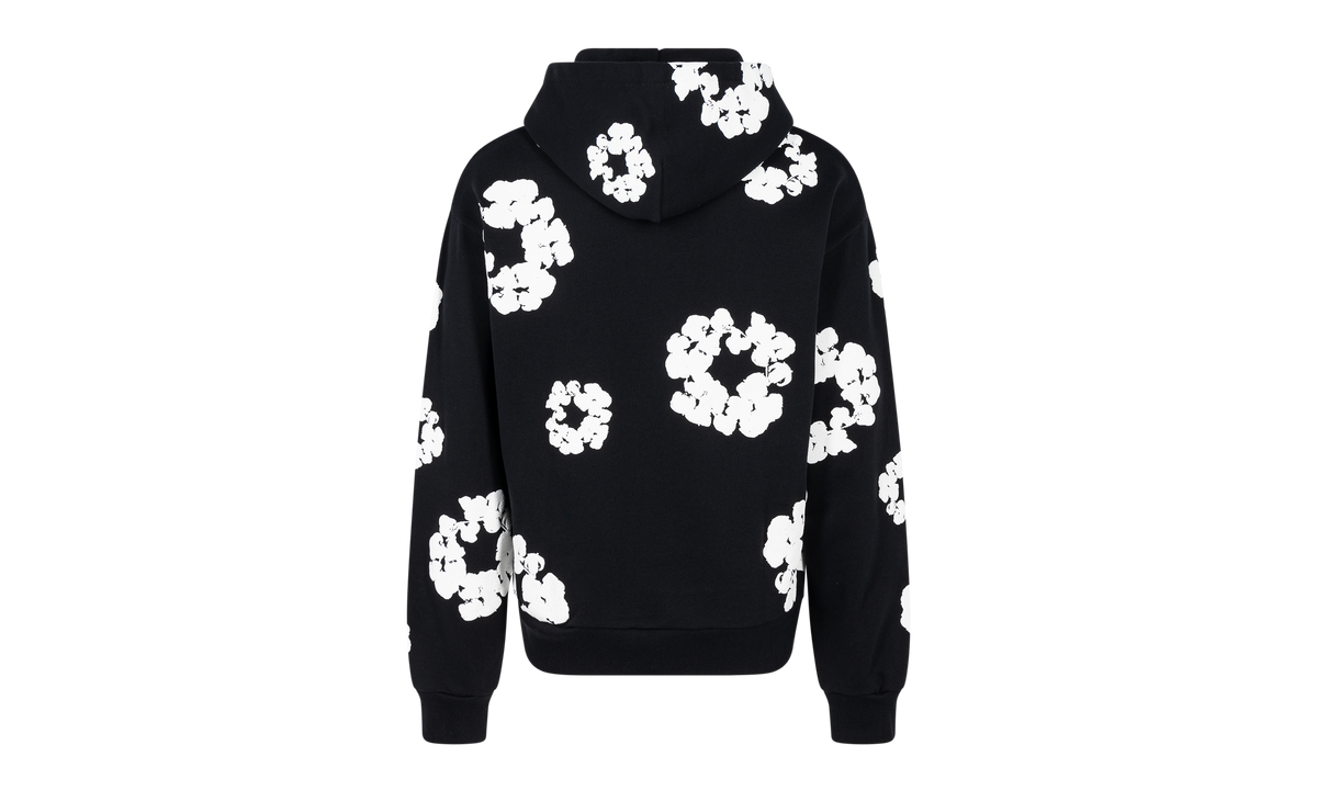 The Cotton Wreath Sweatshirt "Black" DT02