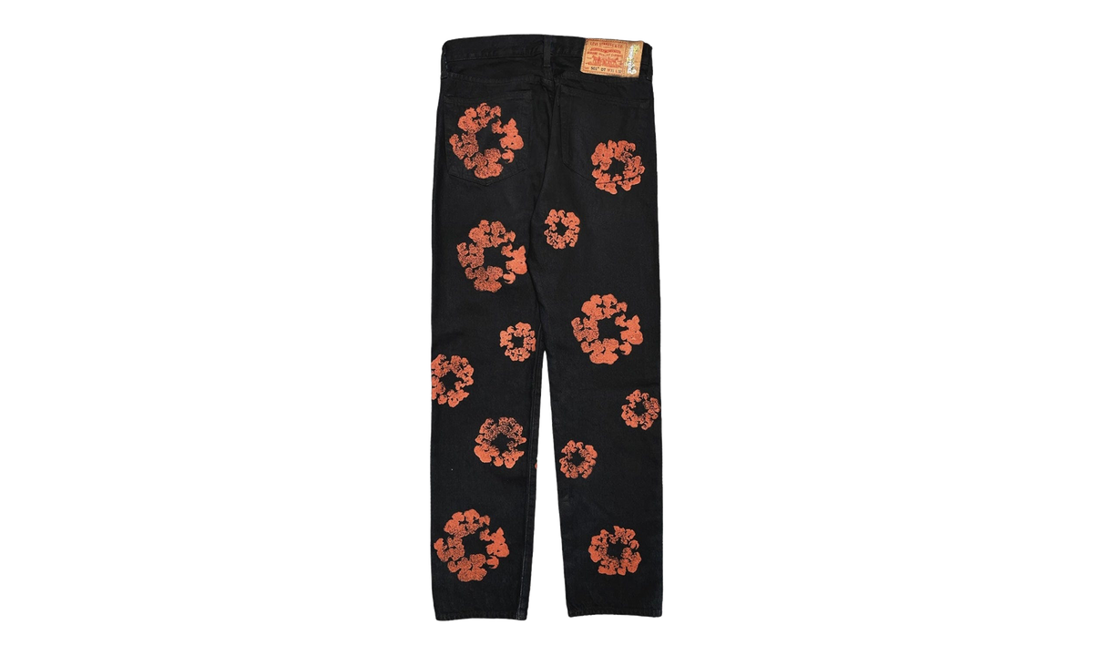 Levi's 501 The Cotton Wreath Logo Jeans "Black / Red / Clay" DT611