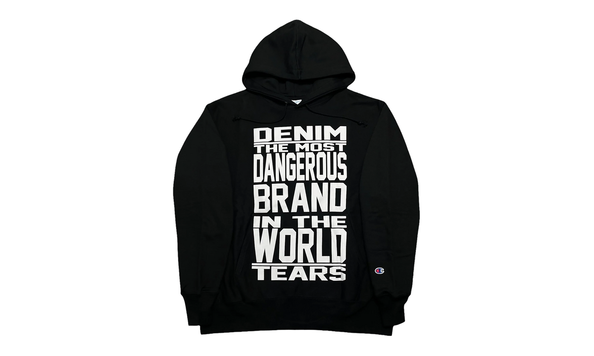 Mission Statement Hooded Sweatshirt "Black" DT307