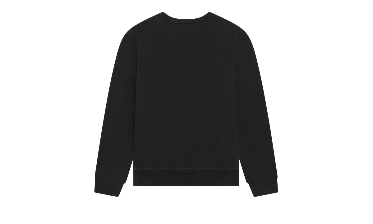 Cotton Fleur De-Lis Crewneck "Charcoal" DT084