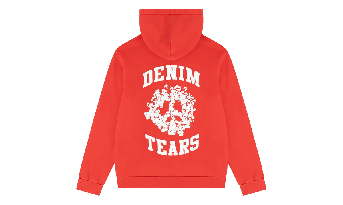 Logo Zip Up Hoodie "Red / White" DT606