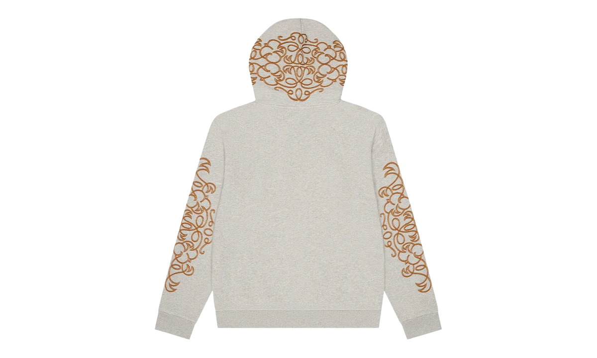 Western Embroidered Hoodie "Grey" DT458