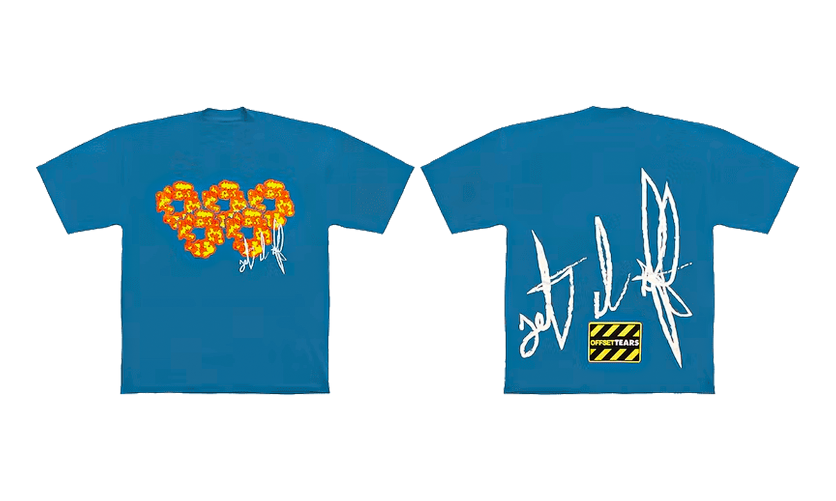 Offset Set It Off Box Set #4 Short Sleeve T-Shirt "Blue" DT607