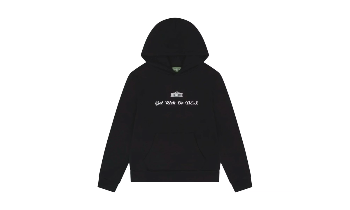 Get Rich or DEI Hoodie "Black" DT342