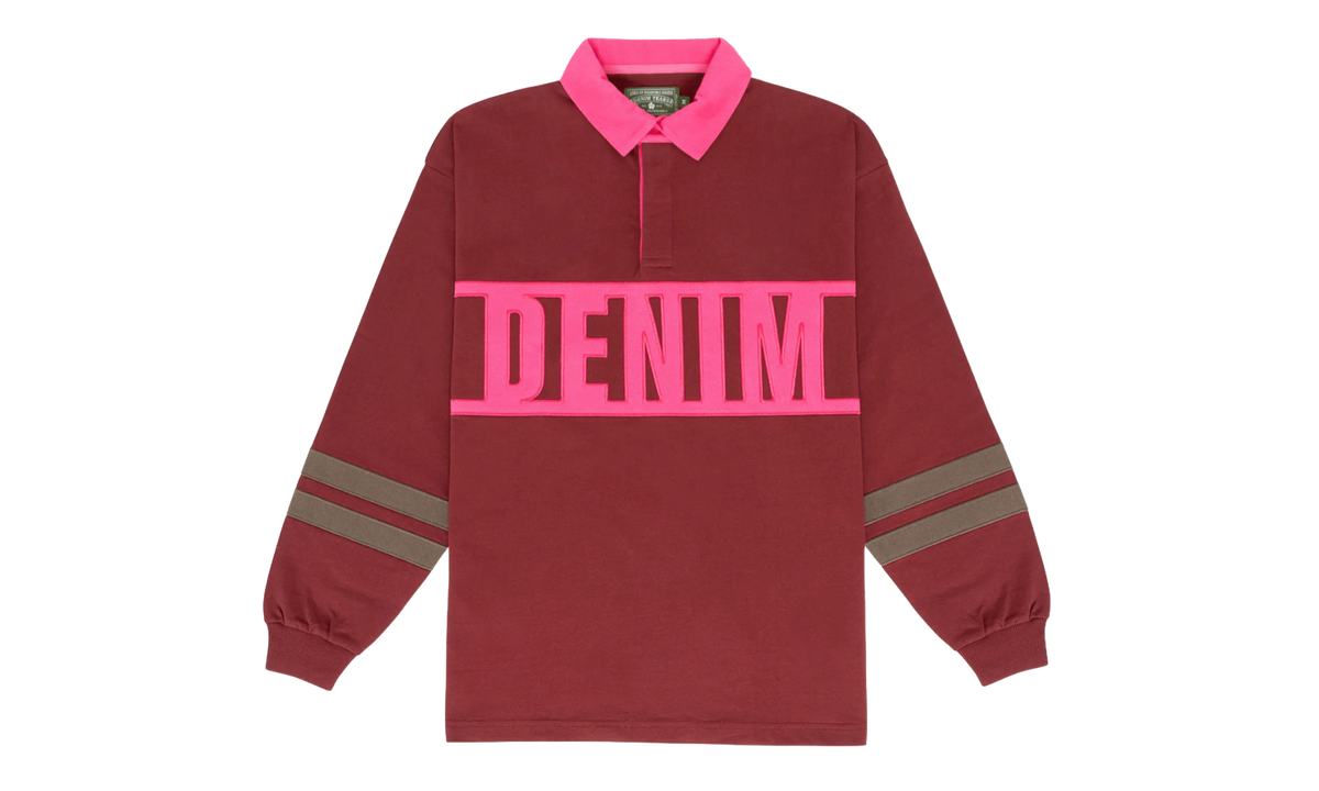 Down By The Tears Long Sleeve Rugby "Pink" DT356