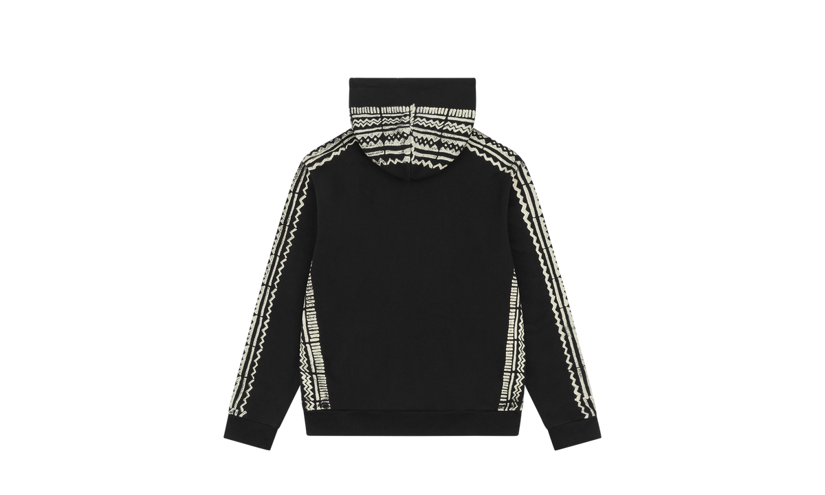 Mudcloth Hoodie "Black" DT341
