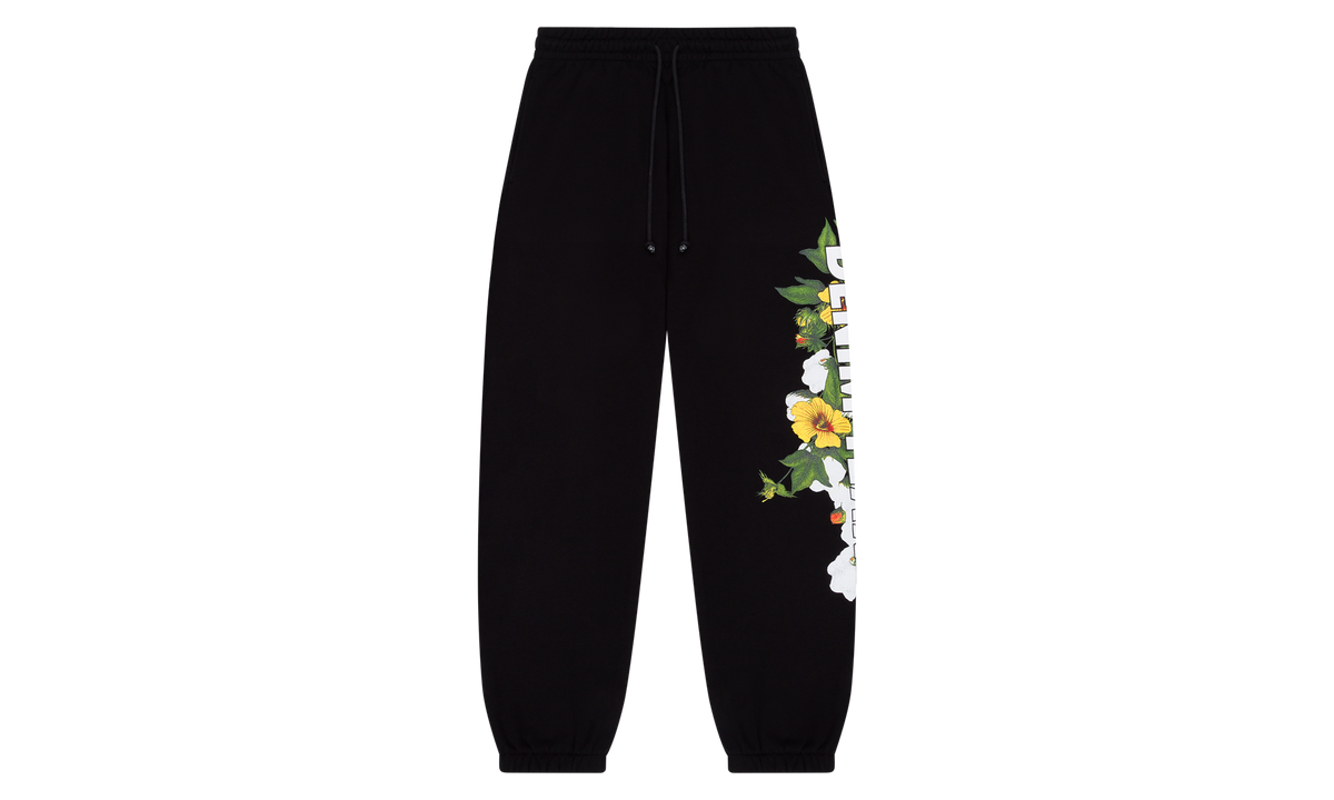 Floral Logo Sweatpant "Black" DT264