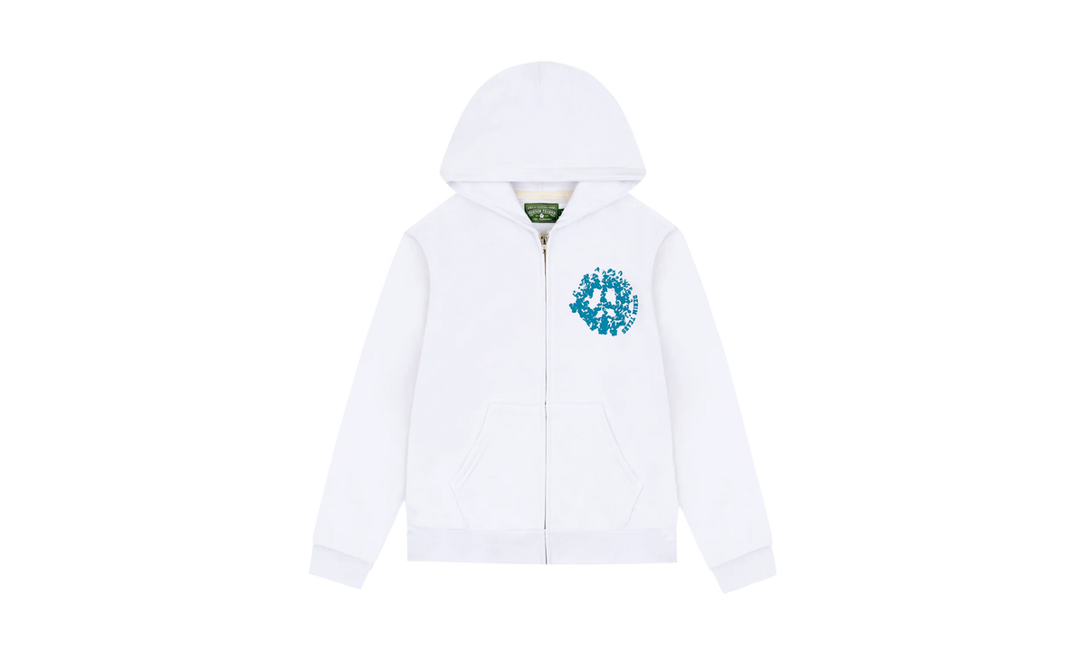 Denim University Zip Hoodie "White" DT194